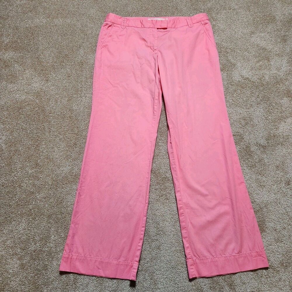 J. Crew Broken In Chino Women 12S Pink City Fit Classic Twill Weathered